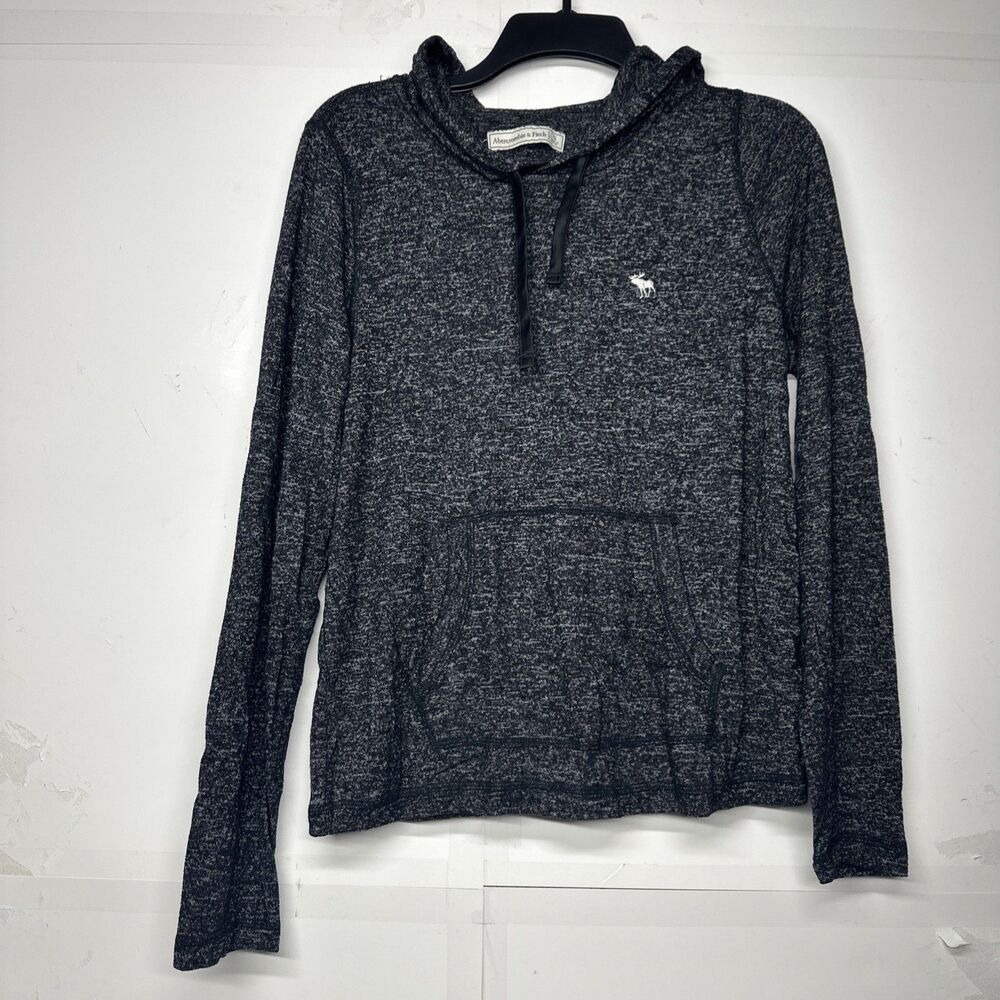 Abercrombie & Fitch Women’s Gray Hoodie Size Small Pullover Long Sleeve